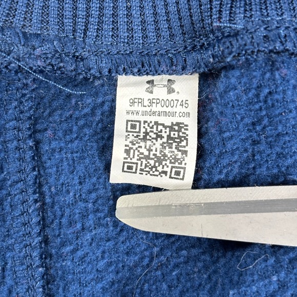 Under Armour Storm Jogger Pants Womens Small Blue Fleece Athletic - Picture 6 of 10